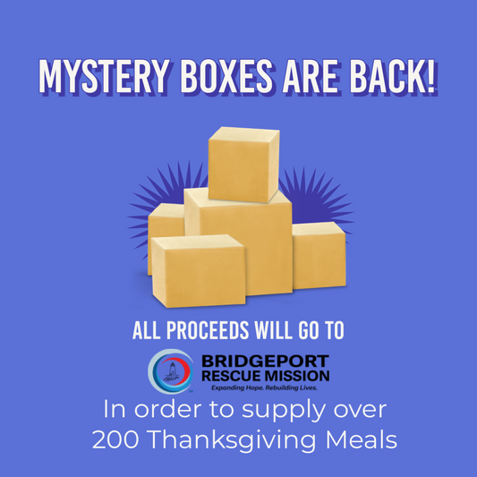 mystery boxes are back with proceeds from sale providing over 200 thanksgiving meals to those in need.