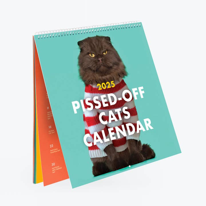 2025 PissedOff Cats Calendar Mellow Monkey