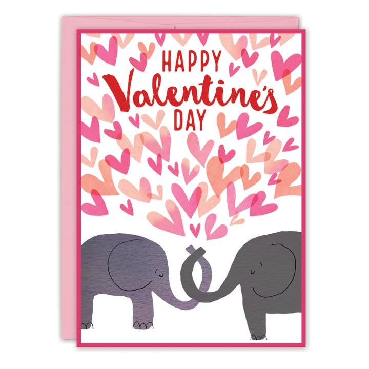 Elephants - Valentine's Day - Greeting Card – Mellow Monkey