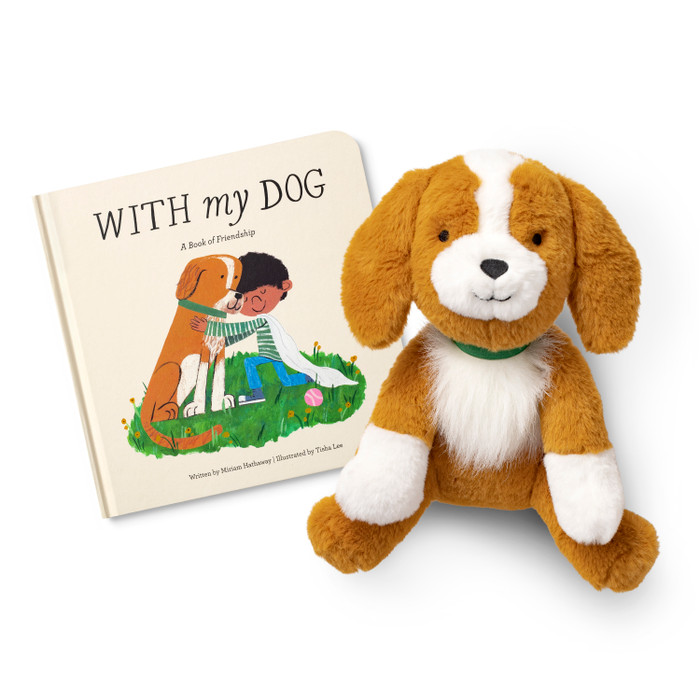With My Dog - A Picture Book and Plush about Having (and Being!) a Good Friend - Mellow Monkey