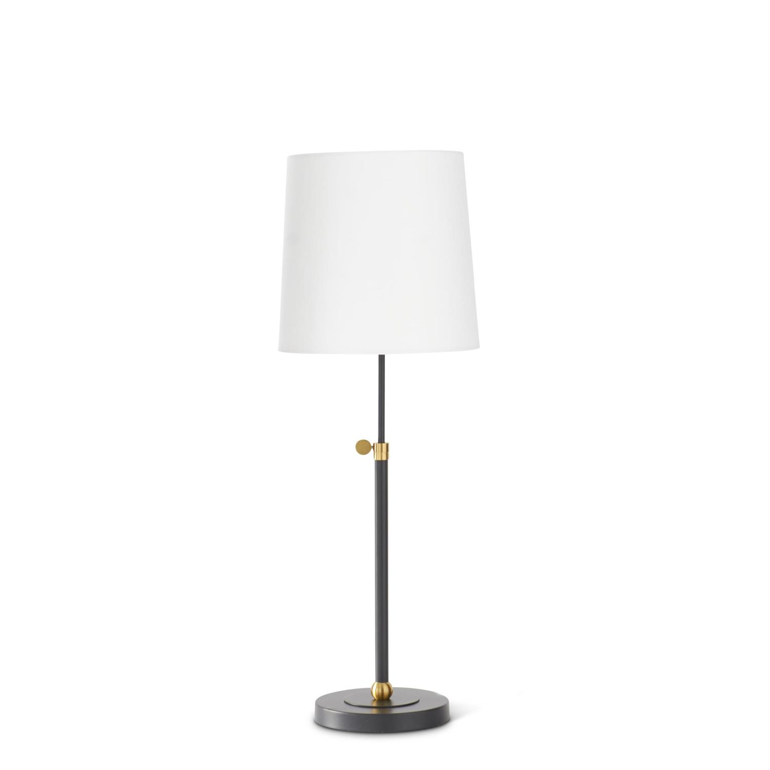 Matte Black Height Adjustable Table Lamp - 28-in - Mellow Monkey