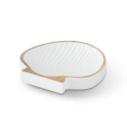 Carved Scallop Shell Trinket Tray - Mellow Monkey