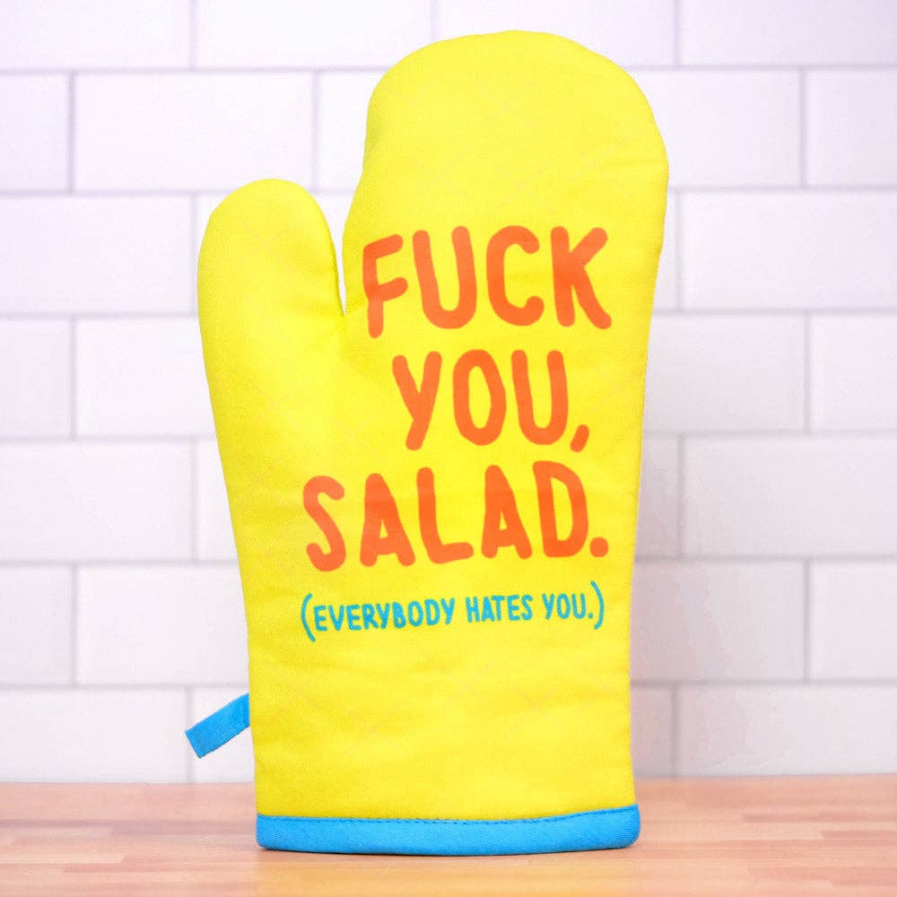 Fuck You, Salad - Oven Mitt – Mellow Monkey Fuck You, Salad - Oven Mitt – Mellow Monkey