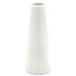 White Textured Koza Porcelain Bud Vase - 6" x 1.25" - Mellow Monkey
