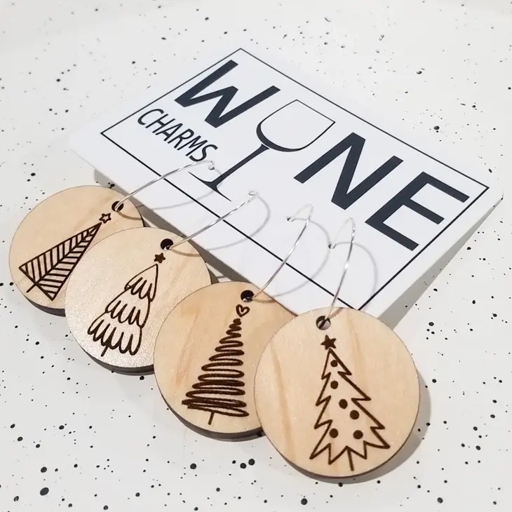Laser cut 2025 wood charms