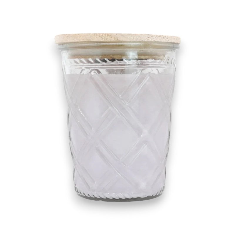 Modern Lilac - Swan Creek Timeless Crystal Jar 100% Soy Candle 12-oz - Mellow Monkey