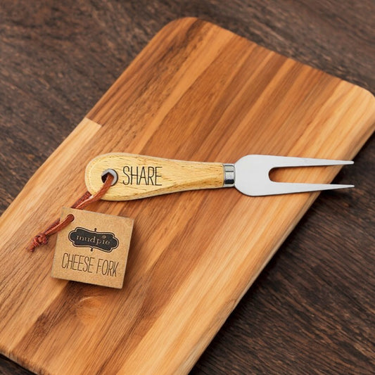 Share - Wood Handled Cheese Spreader - Mellow Monkey