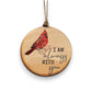 I Am Always With You - Cardinal - Wooden Ornament - Mellow Monkey