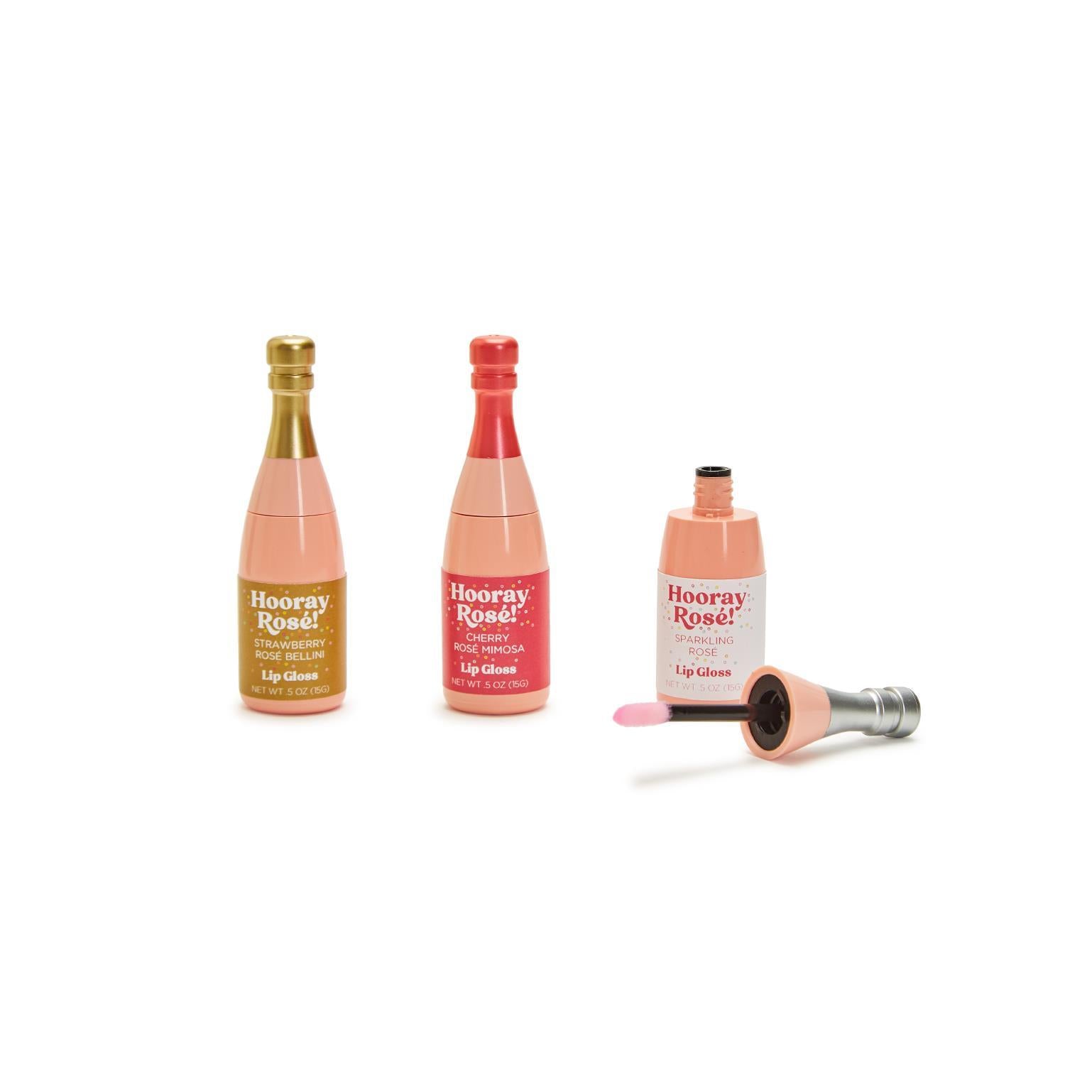 Hooray Rosé! Champagne Bottle Lip Gloss - 3 Styles – Mellow Monkey