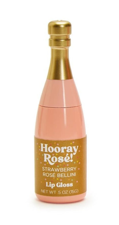 Hooray Rosé! Champagne Bottle Lip Gloss - 3 Styles - Mellow Monkey
