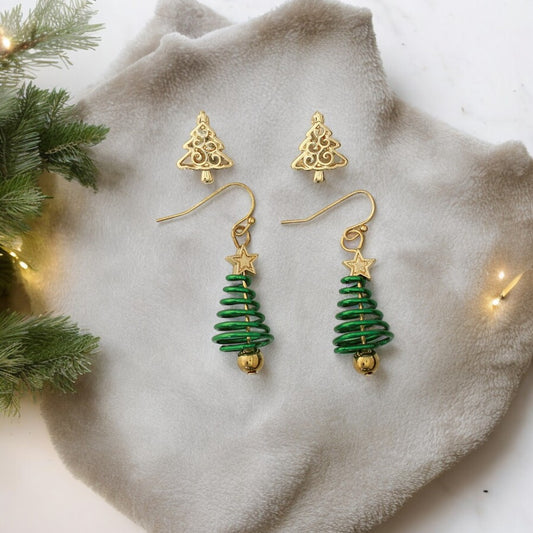 Holiday Trees Duo Holiday Earrings