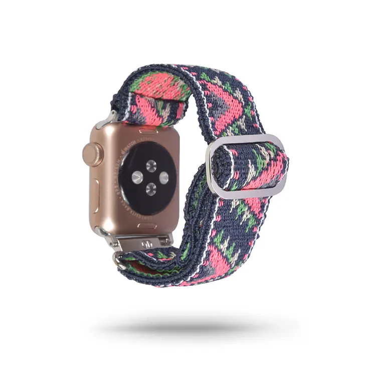 Apple Watch Band Pink Tribal Nylon - 38/40-mm