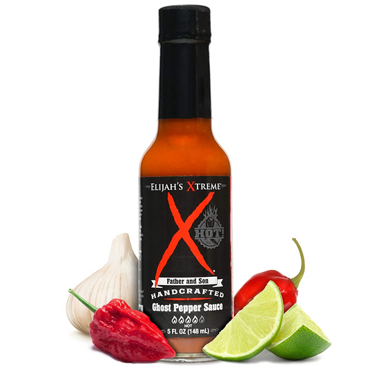 Elijah's XTreme Father and Son Handcrafted Ghost Pepper Sauce - 5-oz - Mellow Monkey