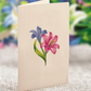 Freshcut Mini Lilies & Lupines Pop-Up Greeting Card - Mellow Monkey