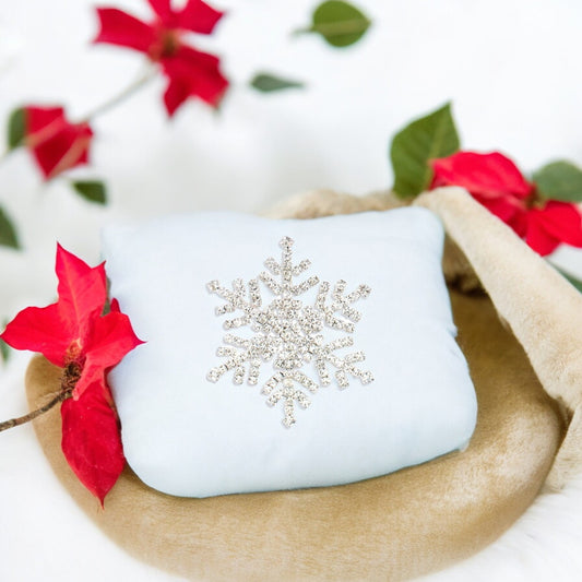 Crystal Snowflake Holiday Pin/Brooch