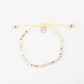 Marley Glass Bead Anklet - Clear