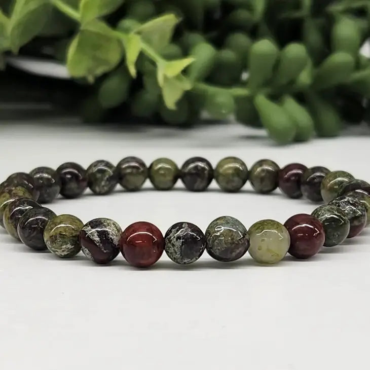 Dragon Bloodstone Stretch Bracelet