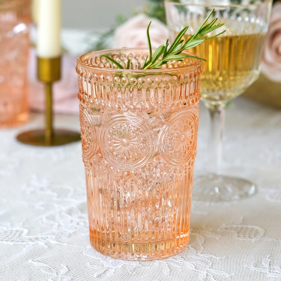 Textured Drinking Glasses