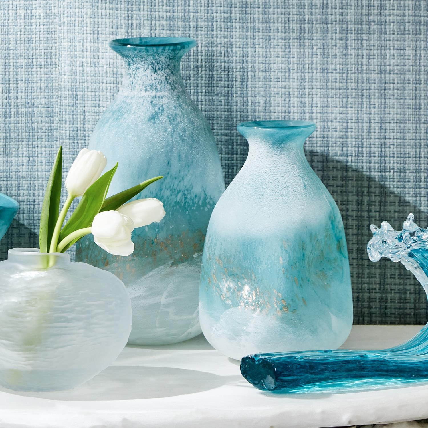 VASE MALJAKKO 160mm フラワーべース ブルー Waterscape Vase VASE MALJAKKO 160mm フラワーべース ブルー Waterscape Vase