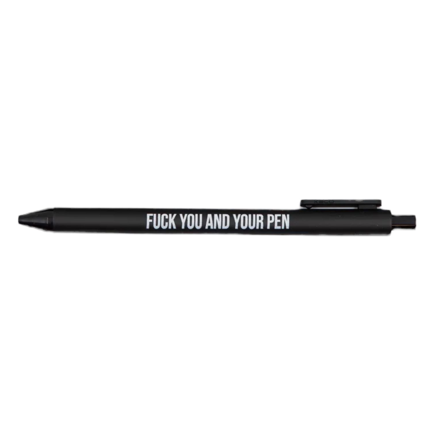 Fuck You and Your Pen - BLACK Gel Click Pen – Mellow Monkey