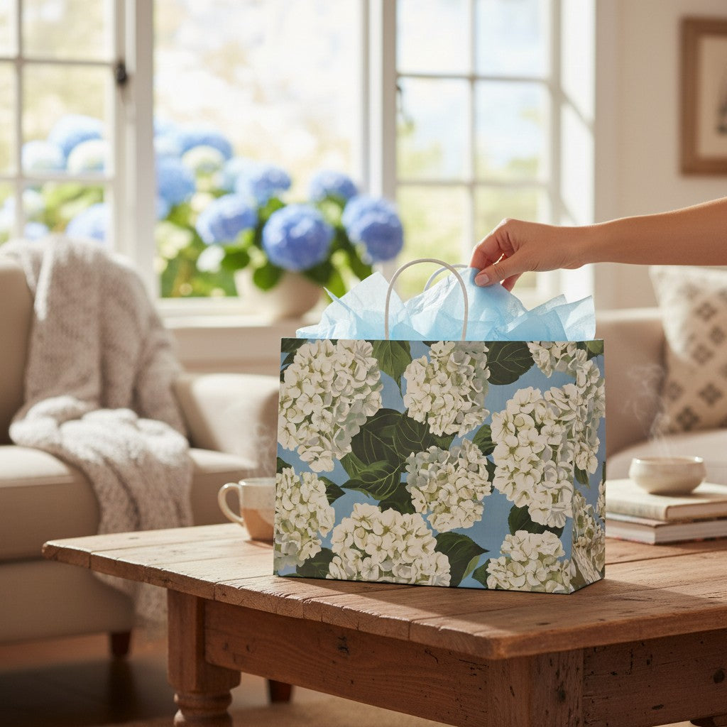 Hydrangea Gift Bag - Large – Mellow Monkey