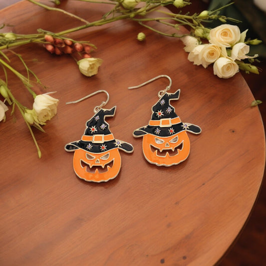 Jack O Lanterns Halloween Earrings