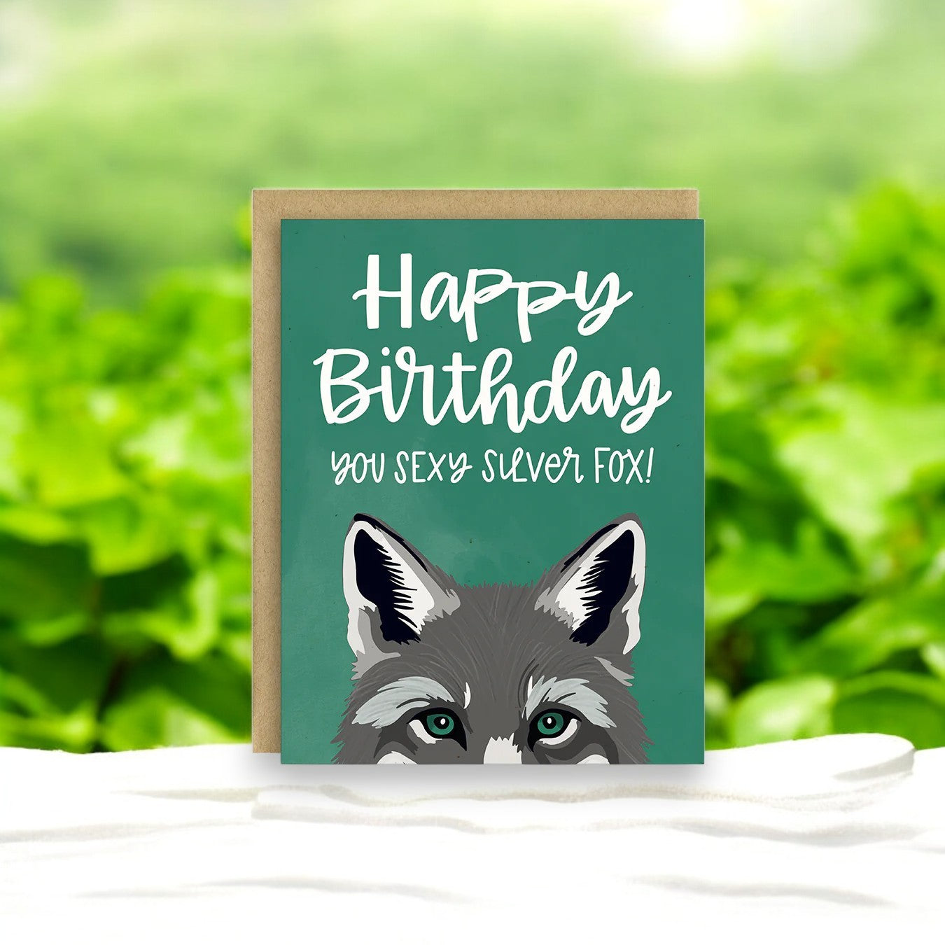 Happy Birthday You Silver Fox - Birthday Greeting Card – Mellow Monkey