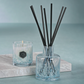 Apothecary Guild Opal Glass Reed Diffuser In Gift Box - Sunset Beach - Mellow Monkey