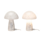 Blown Confetti Glass Mushroom Shaped Table Lamp - 7-3/4-in - Mellow Monkey