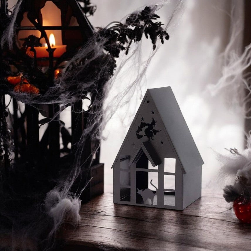 Haunted hot House Halloween Decor