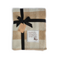 Nothing All Day - Tan Plaid Blanket - Mellow Monkey