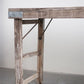 Reclaimed Wood Folding Table with Tin Patches - 68-in - Mellow Monkey