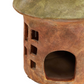 Decorative Terra-Cotta Toad House - 18-1/4-in - Mellow Monkey