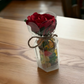 Red Rose - Sweet Blooms and Gummy Dreams Gift Box - 5-oz - Mellow Monkey