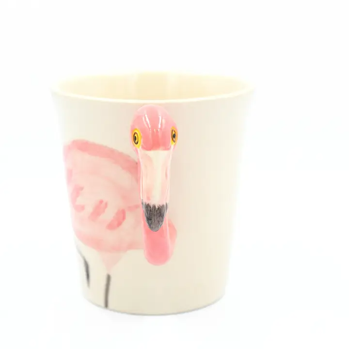 Flamingo Mug - 3D Head - 3.75" - Mellow Monkey