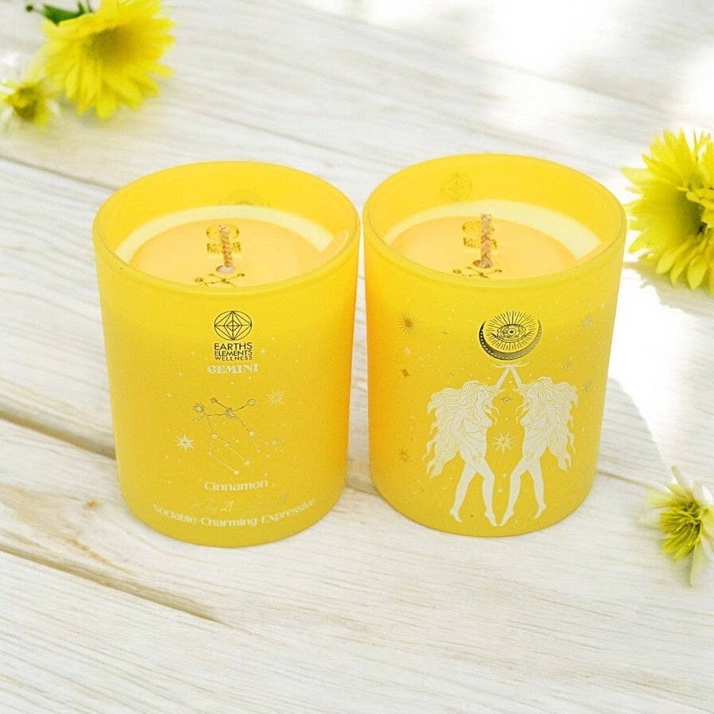 Gemini - Zodiac Hand Poured Candle – Mellow Monkey