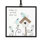 Home is Where Mom Is - Sharon Nowlan Suncatcher - 3 x 3 in - Mellow Monkey