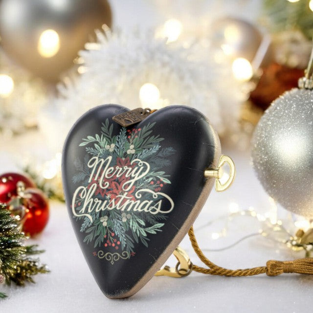 Merry Christmas - Twelve Days of Christmas - Musical Art Heart
