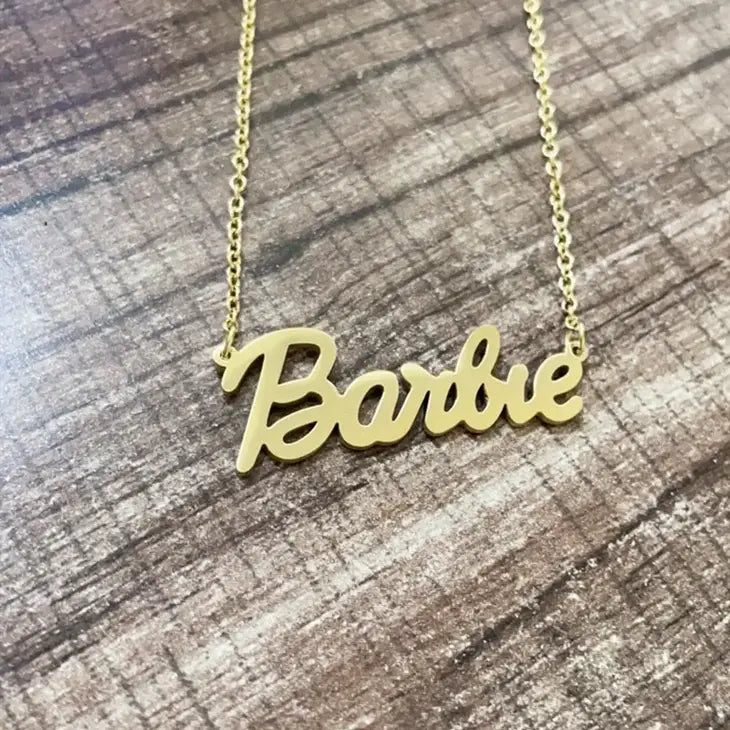 Gold Barbie Necklace – Mellow Monkey