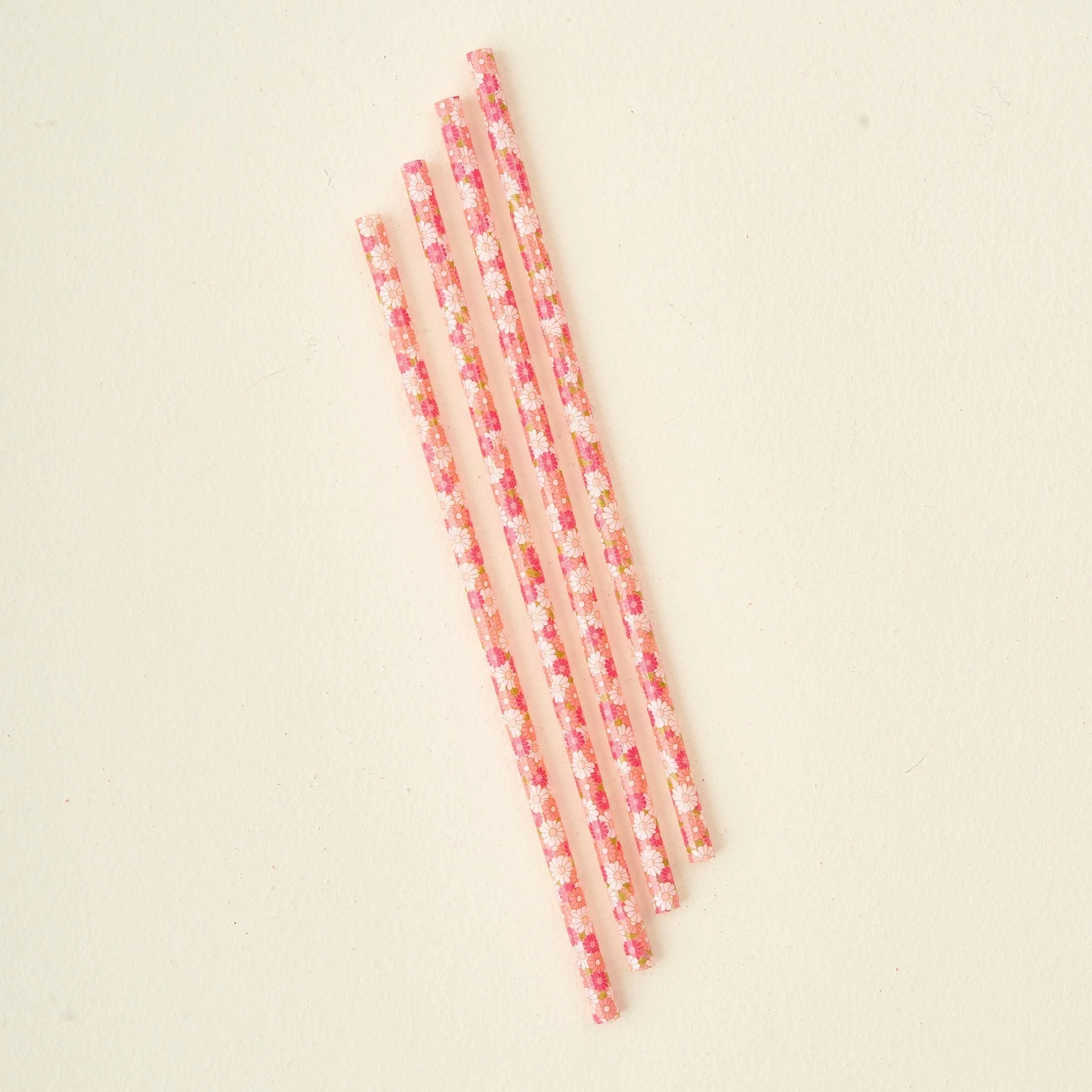 Hot Pink Craze - Set of 4 Reusable Tumbler Straws - Mellow Monkey