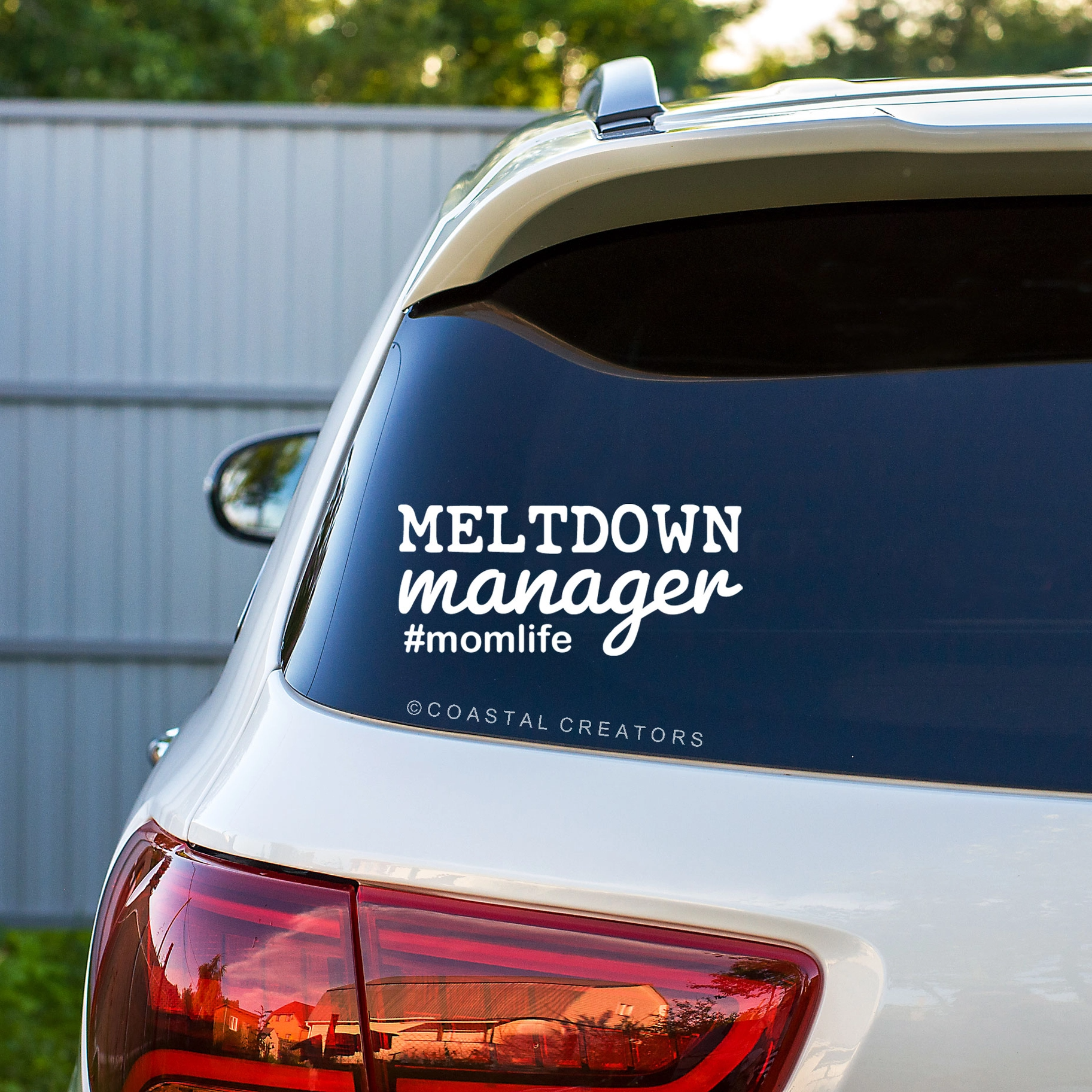 Mom life car decal deals