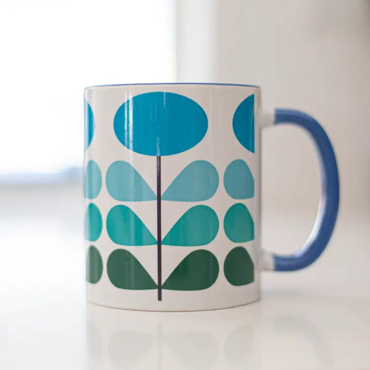 Mid Century Modern Coffee Mug - Sunflower – Mellow Monkey