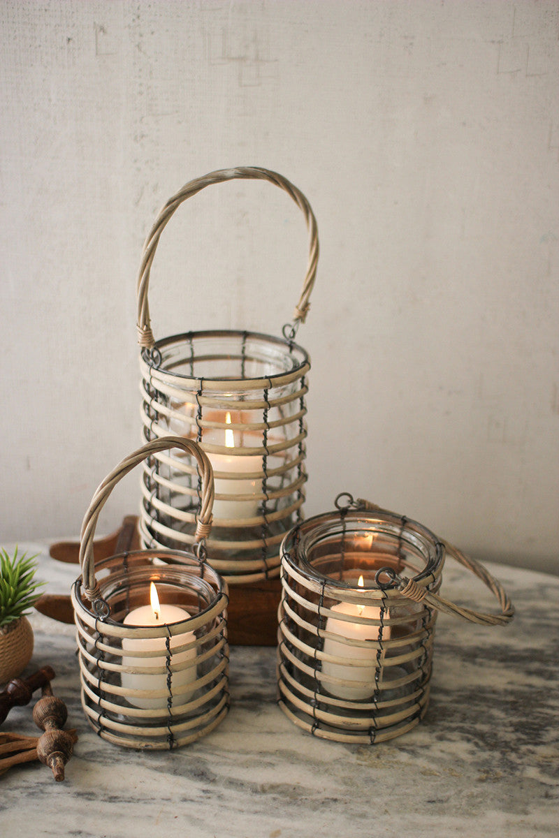 Large Mason Jar Candle Basket