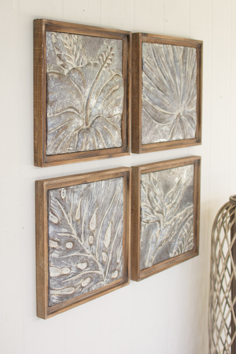 FRAMED METAL outlets ART