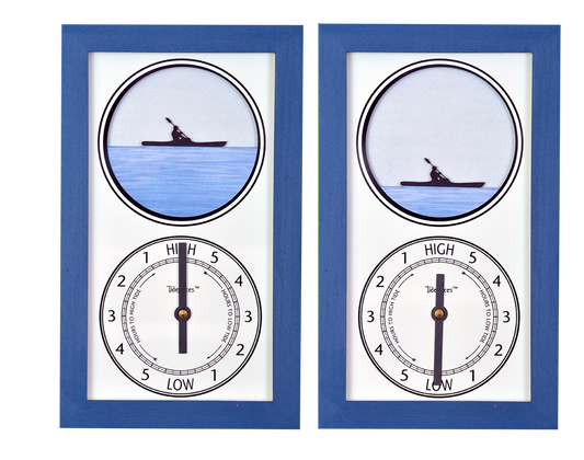 Tidepieces by Alan Winick - Kayaker Tide Clock - Mellow Monkey