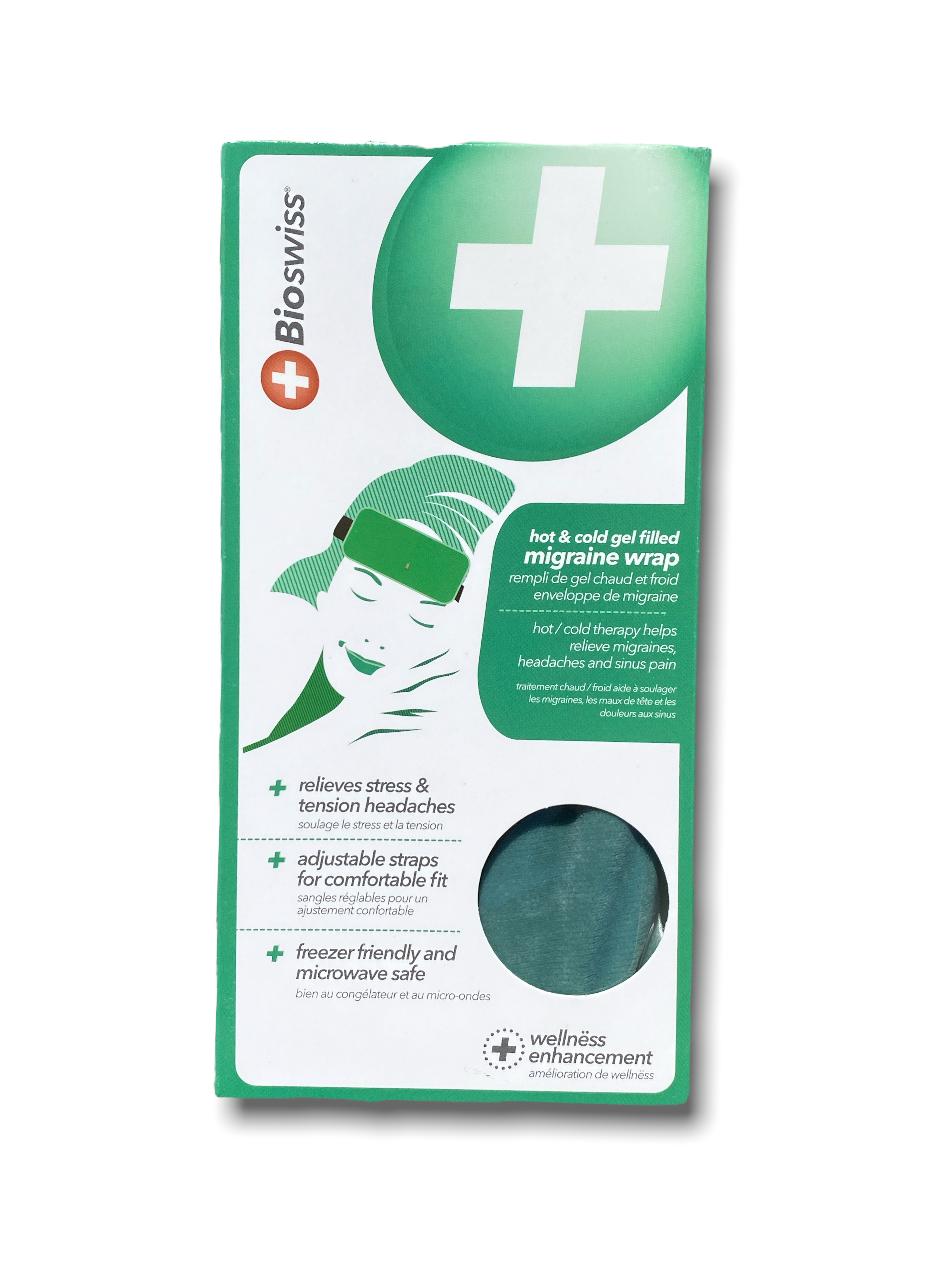 Bioswiss Hot and Cold Gel Filled Migraine Wrap