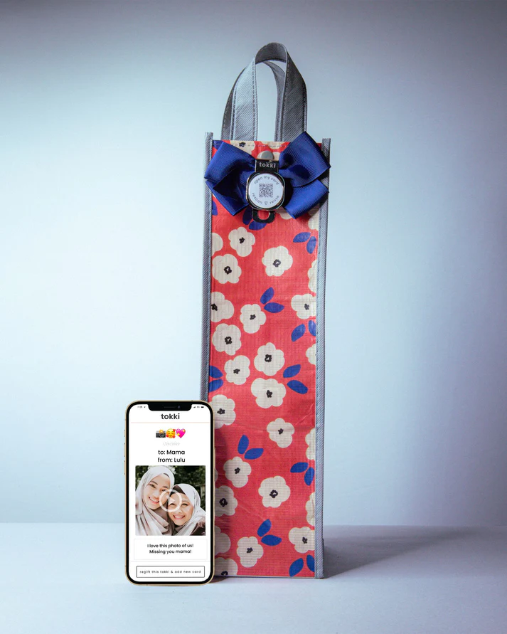 Admire QR Card and Gift Bag Bottle Mellow Monkey