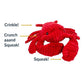 Red Lobster Dog Toy and Crinkle Crunch and Squeak