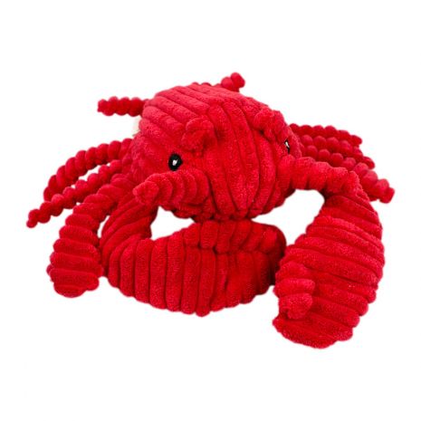 Plush Crunch Lobster Dog Toy - 14-in - Mellow Monkey