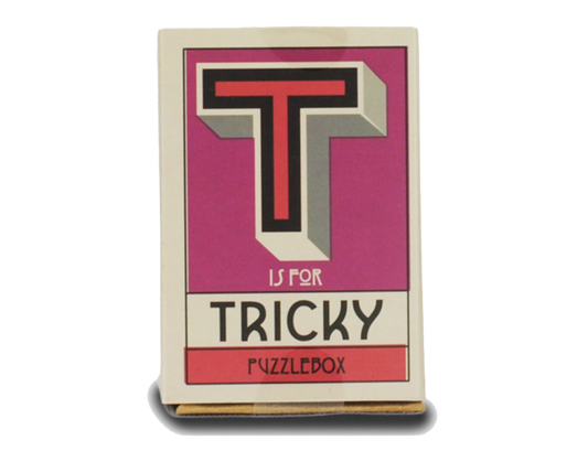 Vintage Puzzle Brainteaser Matchbox - T Is For Tricky - Mellow Monkey